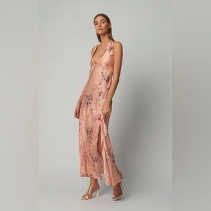 LoveShackFancy Kendall Silk Dress in Duchess Floral - Size P